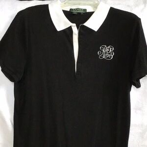 Lauren Ralph Lauren Black Polo Shirt